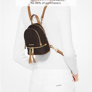 Michael Kors mini rhea backpack